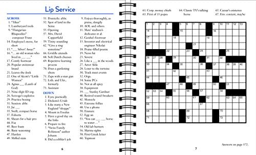 Brain Games - Crossword Puzzles - Large Print (Blue) (Brain Games Large Print) by Publications International Ltd.