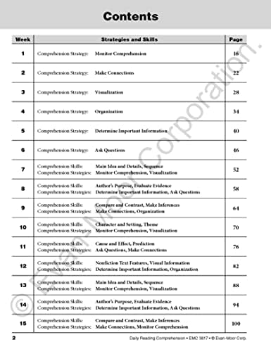 Evan-Moor Daily Reading Comprehension, Grade 7 - Homeschooling & Classroom Resource Workbook, Reproducible Worksheets, Teaching Edition, Fiction and Nonfiction, Lesson Plans, Test Prep by Evan-Moor Educational Publishers