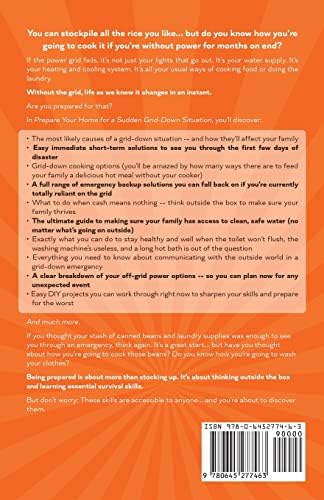 Prepare Your Home for a Sudden Grid-Down Situation: Take Self-Reliance to the Next Level with Proven Methods and Strategies to Survive a Grid-Down ... the Modern Family to Prepare for Any Crisis) by Ted Riley