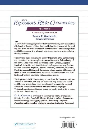 Matthew, Vol.2 (Ch. 13-28), The Expositor's Bible Commentary by D. A. Carson