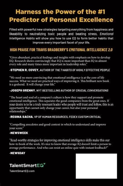 Emotional Intelligence Habits by Travis Bradberry