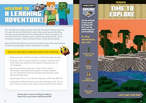 Official Minecraft Workbook: Grade 1 by Random House