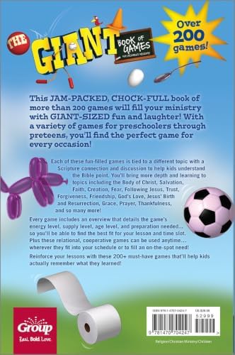 The Giant Book of Games for Children's Ministry by Group Publishing