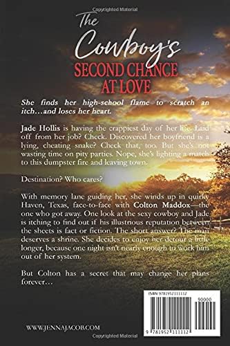 The Cowboy's Second Chance at Love: (A Steamy Friends to Lovers, Second Chance, Small Town Romance) (Cowboys of Haven) by Jenna Jacob