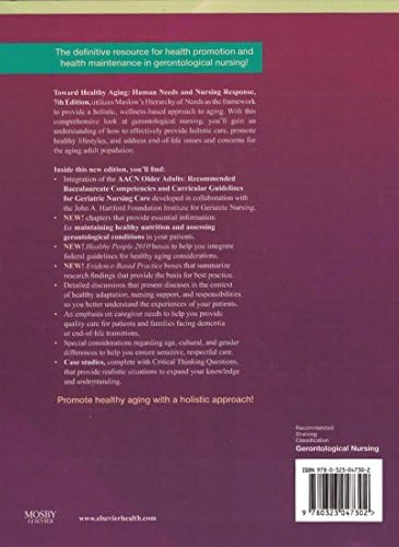 Toward Healthy Aging: Human Needs and Nursing Response by Priscilla Ebersole RN PhD FAAN