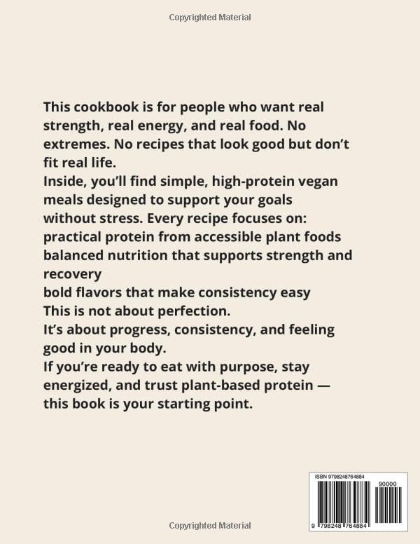 High-Protein Vegan Cookbook: Protein-Packed, Flavorful Recipes with Complete Nutritional Information (Protein, Fat, Carbs) – Stay Full and Energized Without Powders or Complicated Cooking by Jamie Rooted