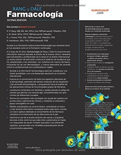 Rang y Dale. Farmacología (8ª ed.) by Humphrey P. Rang