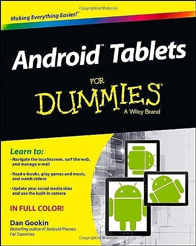 Android Tablets For Dummies by Dan Gookin