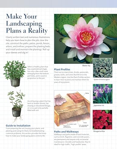 Western Home Landscaping, Second Edition: 42 Landscape Designs, 300+ Plants & Flowers Best Suited to the West (Creative Homeowner) Landscape Ideas for AZ, CA, CO, ID, MT, NM, NV, OR, UT, WA, WY, & BC by Roger Holmes