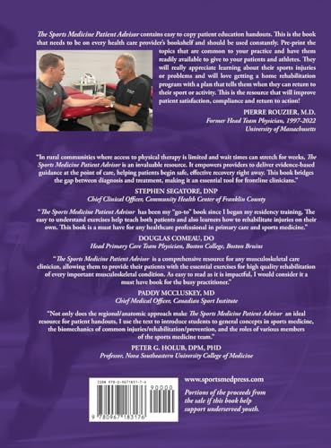 The Sports Medicine Patient Advisor 4th edition by Pierre Rouzier