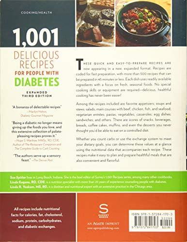 1,001 Delicious Recipes for People with Diabetes by R.D. Linda R. Yoakam