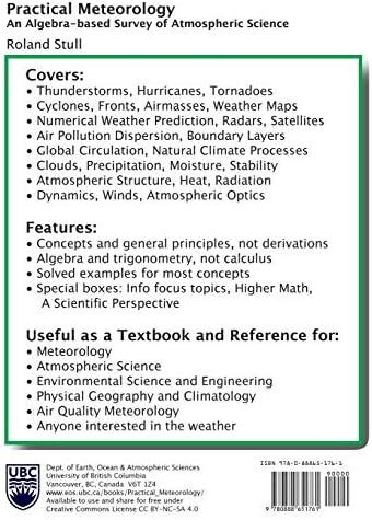Practical Meteorology: An Algebra-based Survey of Atmospheric Science by Roland Stull