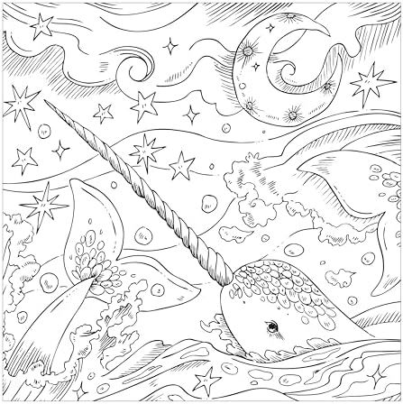 Starcana: Wavesong: A Coloring Book of Moontide Magic by Ash Miyagawa