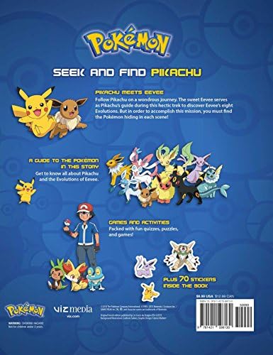 Pokémon Seek and Find: Pikachu: Pikachu by Shogakukan