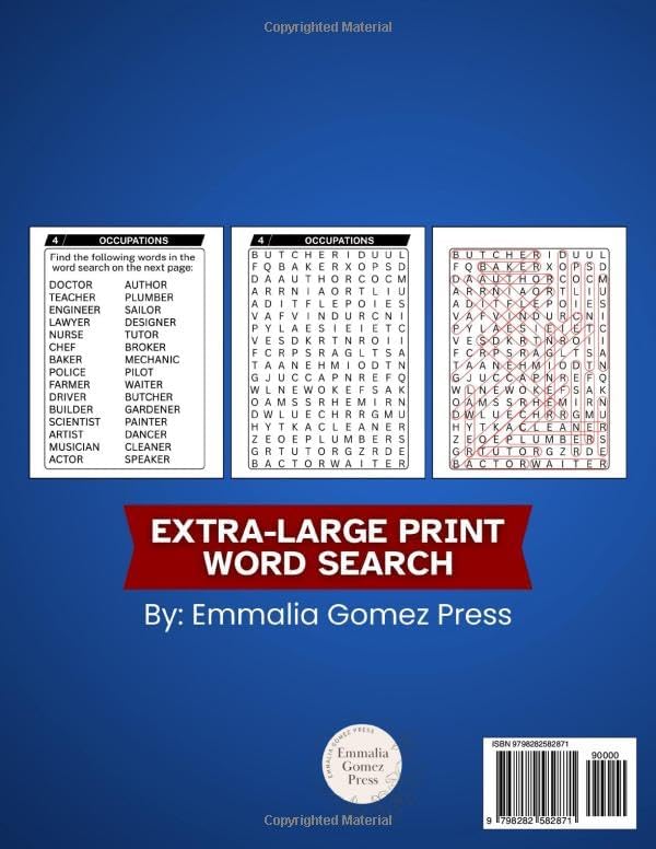 Jumbo Word Search for Seniors: Keep Your Mind Sharp with 50 Fun Themes, Extra-Large Print (32 pt Font), and Solutions Included (Large Print Fun & ... Word Search for Seniors, Adults, and Teens) by Emmalia Gomez Press