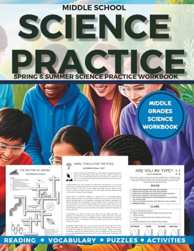 Middle Grades Science Workbook: Summer Science Practice: Science for Middle Grades (Middle School Science Workbooks) by Shari Williamson
