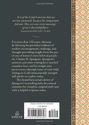 Morning by Morning Devotional Journal: Daily Inspiration from the Beloved Classic by Charles Spurgeon