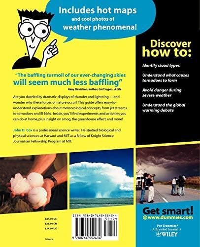 Weather For Dummies by John D. Cox