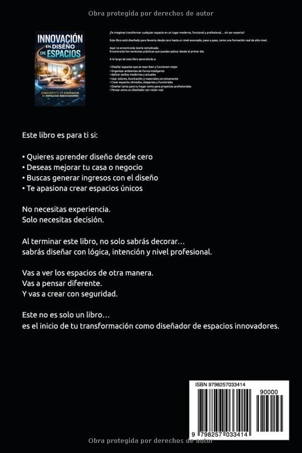 INNOVACIÓN EN DISEÑO DE ESPACIOS (Spanish Edition) by JEAN ANGULO
