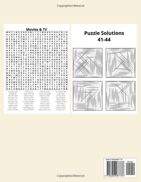 Large Print Nostalgia Word Search for Seniors and Adults: 50s–80s Pop Culture, 100 Puzzles, 4,000+ Words: Relive the Fun of the 1950s, 60s, 70s & 80s with Music, Movies, and Classic Memories by OnDaz Publish