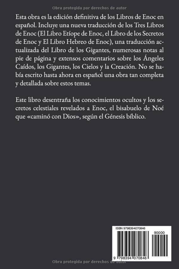 Los Libros de Enoc: Edición Completa en Español: Nueva Traducción con Anotaciones y Comentarios sobre los Ángeles Caídos, los Gigantes, los Cielos y la Creación (Spanish Edition) by Oliver Ibáñez