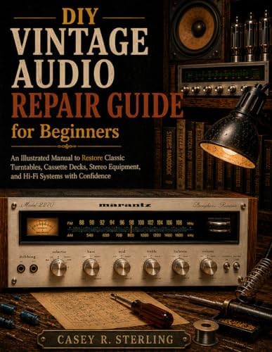 DIY Vintage Audio Repair Guide for Beginners: An Illustrated Step-by-Step Manual to Restore Turntables, Cassette Decks, Stereo Receivers, Amplifiers, and Hi-Fi Systems with Confidence by Casey R. Sterling