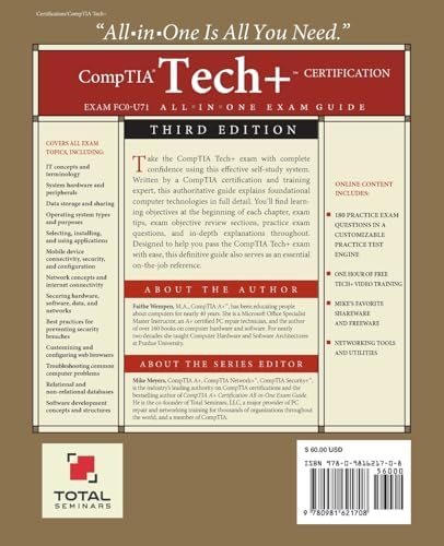 CompTIA Tech+ Certification All-in-One Exam Guide, Third Edition (Exam FC0-U71) by Faithe Wempen