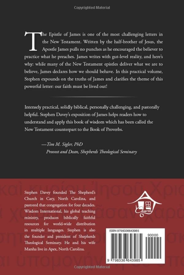 James: Expository Commentary on the New Testament by Stephen Davey
