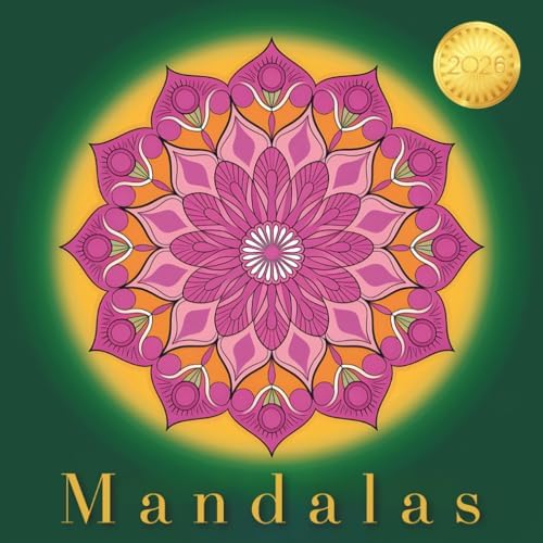 Mandalas (2026) Deluxe - A Relaxing Coloring Book for Stress Relief: 100 Coloring Pages by E.R. Moore