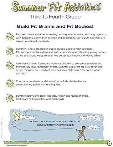 Summer Fit, Third - Fourth Grade (Summer Fit-preparing Children Mentally-physically-socially) by Kelly Terrill