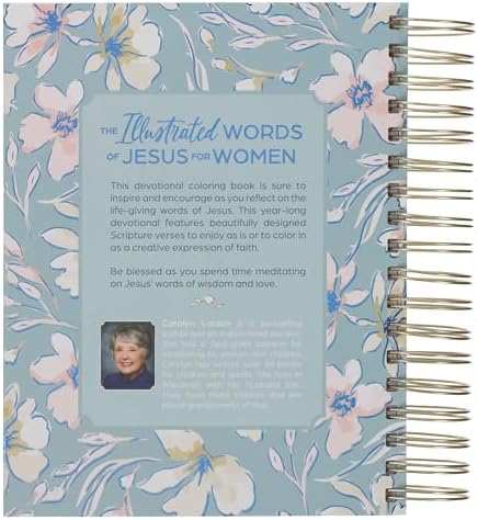 The Illustrated Words of Jesus for Women | A Devotional Coloring Book by Carolyn Larsen