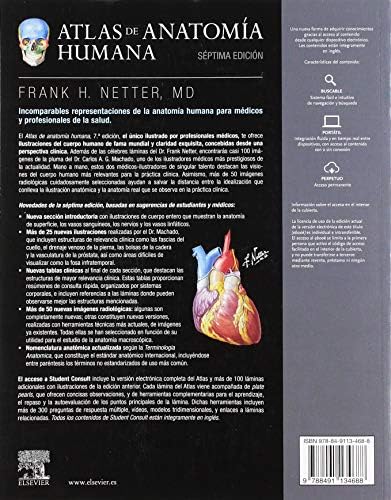 Atlas de anatomía humana (7ª ed.) by Frank H. Netter