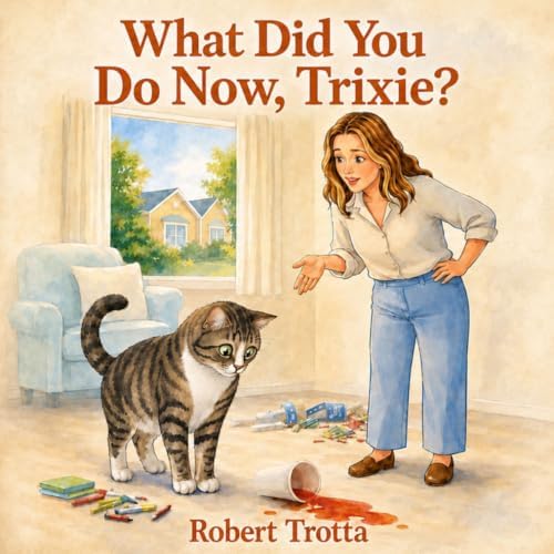 What Did You Do Now, Trixie?: Cat Adventure About Kindness, Trust, and Courage by Robert Trotta
