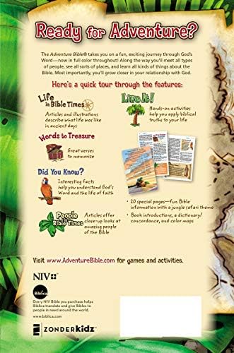 NIV, Adventure Bible, Hardcover, Full Color by Zondervan
