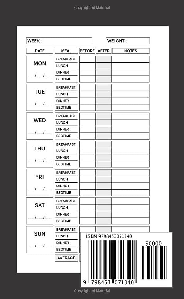 Blood Sugar Log Book Pocket Size: 2 Year Daily Blood Glucose Monitoring Record For Diabetic Small Planner Black Cover by Iya Sterbun
