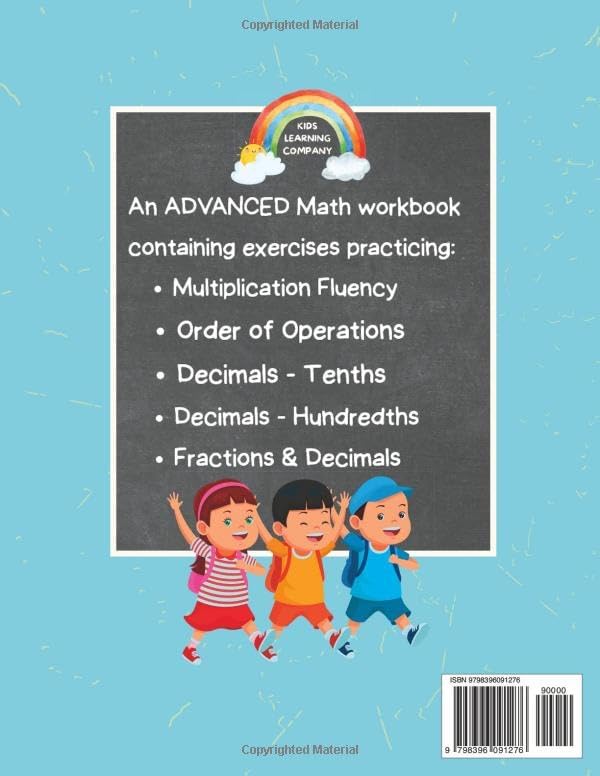 Beyond the Basics - 5th Grade Advanced Math Workbook Vol 1.: Fractions and decimal problems, Homeschool curriculum 5th grade, 5th grade math review, ... Summer Workbook Series: Pre-K to Grade 5) by DigiDiscover Press