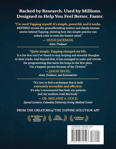 Rewired: The Breakthrough Tapping Method to Stop Overthinking, Calm Your Body, and Finally Feel at Ease by Nick Ortner