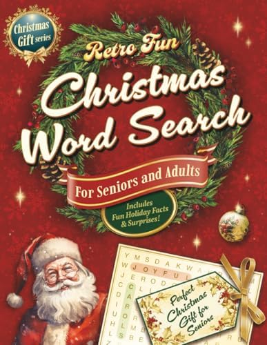 Retro Fun Christmas Word Search for Seniors & Adults: Festive Large Print Puzzle Book to Relive the Magic of the Holidays with Joy & Nostalgia by Retro Fun