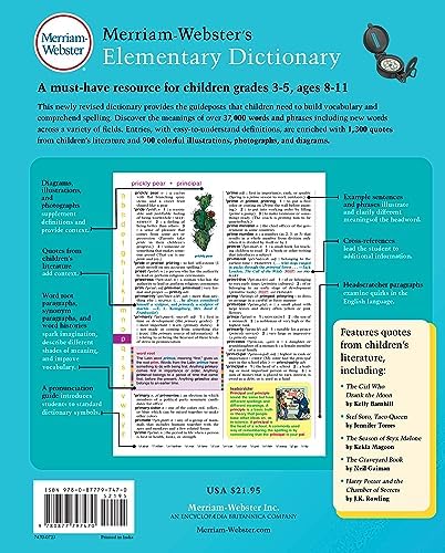 Merriam-Webster’s Elementary Dictionary - Features 37,000+ words, 900+ full-color illustrations, photos, & more by Merriam-Webster