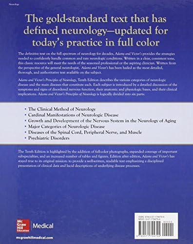 Adams and Victor's Principles of Neurology 10th Edition (Principles of Neurology (Adams & Victor)) by Allan Ropper