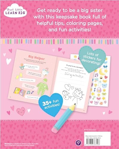 Big Sister Activity Book and Story with More than 80 Stickers - Includes Coloring Pages, Mazes, and More by Lodi Publishing