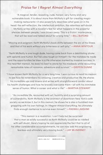 I Regret Almost Everything: A Memoir by Keith McNally