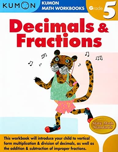 Kumon Grade 5 Decimals & Fractions (Kumon Math Workbooks) by Kumon Publishing