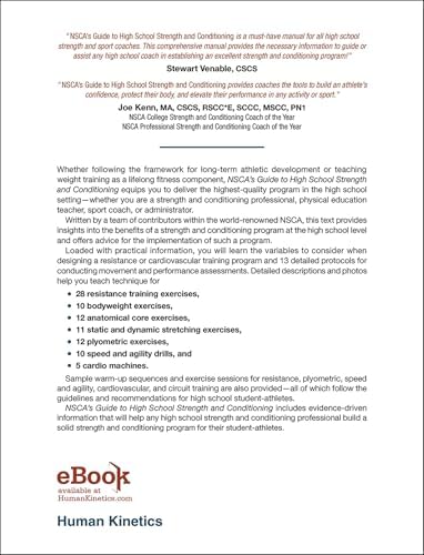 NSCA’s Guide to High School Strength and Conditioning by NSCA -National Strength & Conditioning Association