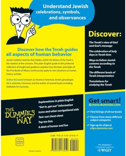 The Torah For Dummies (For Dummies Series) by Arthur Kurzweil