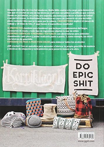 Crochetterie: Proyectos contemporáneos para mentes creativas (Spanish Edition) by Molla Mills