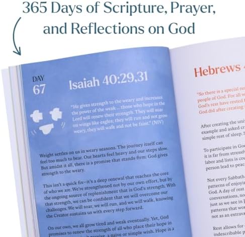 A Beautiful Year with Jesus (SC): The Daily Devotional For 365 Days in the Bible | Bible Study Guide for Spiritual Growth by Alabaster Co.