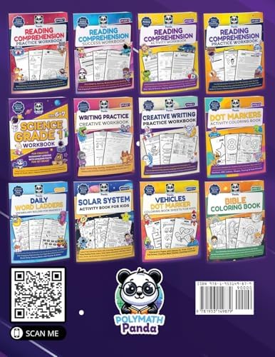Reading Comprehension Grade 4 Daily Practice Workbook: Common Core 4th Grade Reader Test Prep Activity Resource | Nonfiction & Fiction Passages, ... Reading Comprehension Activity Workbooks) by Polymath Panda