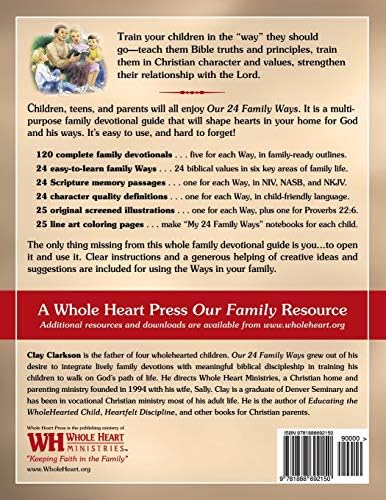 Our 24 Family Ways: A Family Devotional Guide by Clay Clarkson