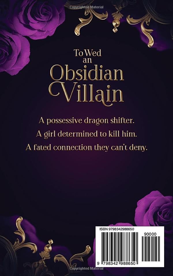 To Wed an Obsidian Villain: A Fated Mates, Enemies-to-Lovers Romantasy by Vasilisa Drake